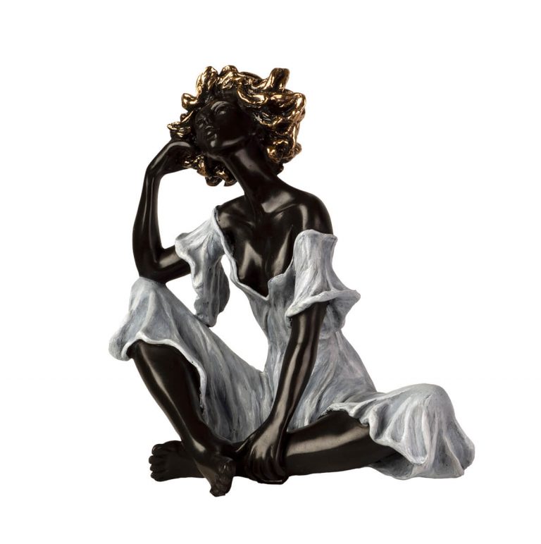 Josepha sculpture bronze Lola robe  H 26 cm (2)